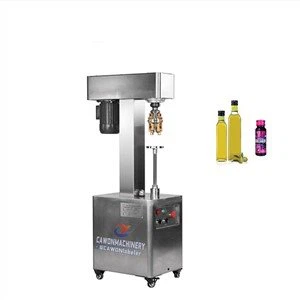 سکرو ڑککن کے لئے نیم خودکار کیپنگ مشین